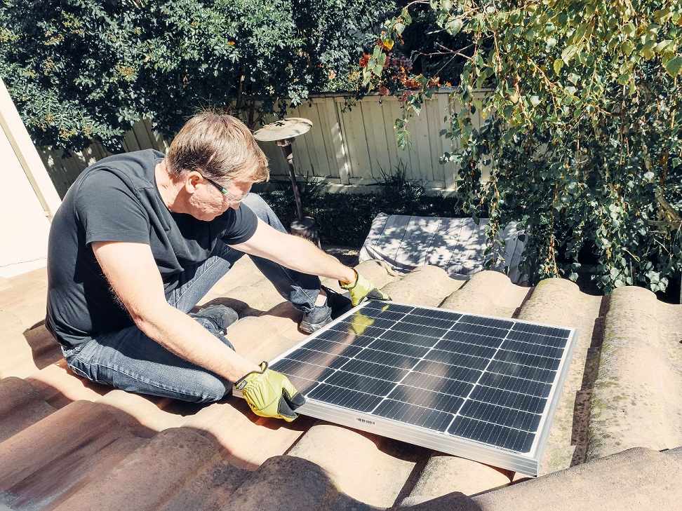 energía solar foto